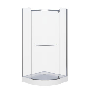 Душ.ограждение GR-7090 Classic 90*90*190 полукруг, дверь распашная 1 место